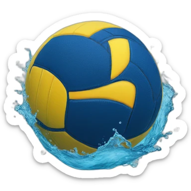 water polo ball sticker