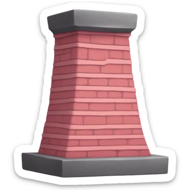 Pink chimney  sticker
