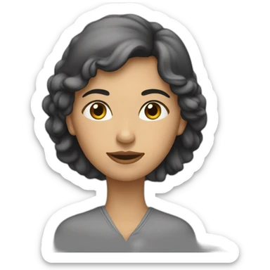 Femme Voilée qui est désolée sticker