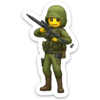 chamomile sniper  sticker