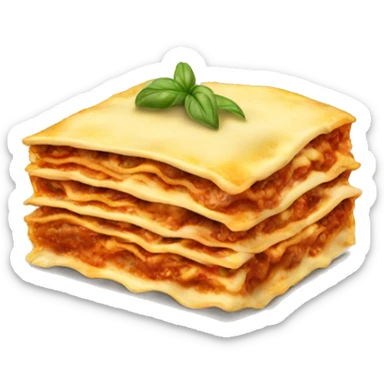 Lasagna sticker