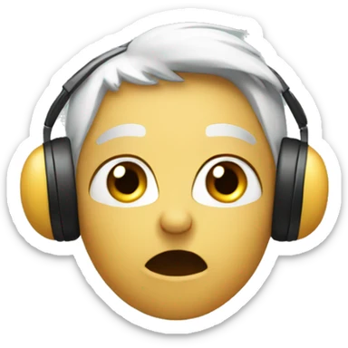 Listening to gossip  sticker