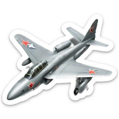WWII fighter jet sticker