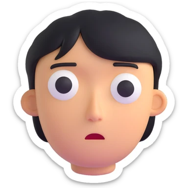 sad mood emotion face sticker