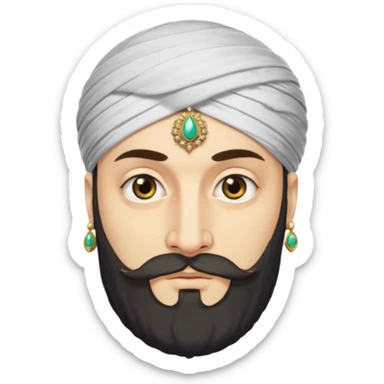 A turkish Sultan HE IS EXTREMELY INSANE AND CRAZY sticker