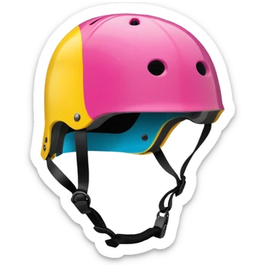 colorful sticker skater helmet sticker
