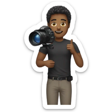 w h i a tevideographer sticker