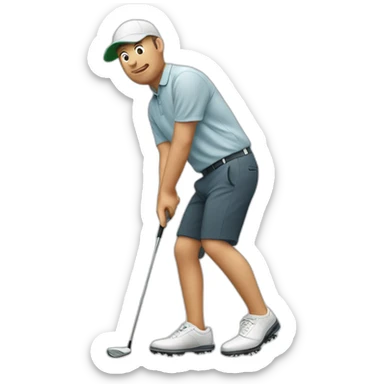 Golf sticker