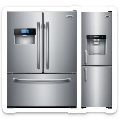 refrigerator, microwave, and dishwasher sticker