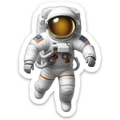 Astronaut sticker