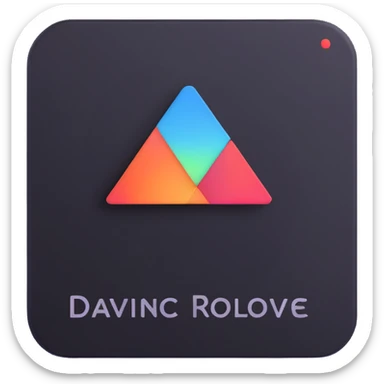 DaVinci Resolve video editing interface sticker