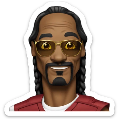 Iron man snoop dogg sticker