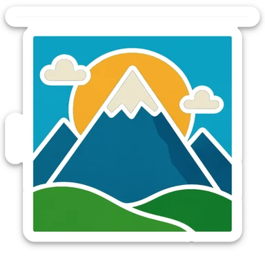 little alchemy style icon
subject: mountain
border: medium-black sticker