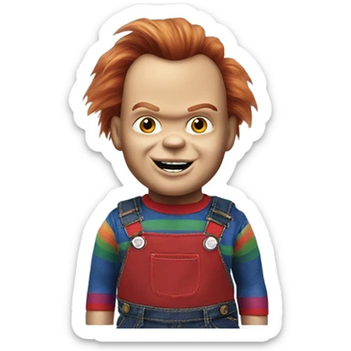 Chucky Doll sticker
