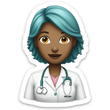 female surgeon sticker