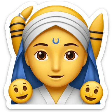 ایموجی بال فرشته سفید با بال شیطان sticker