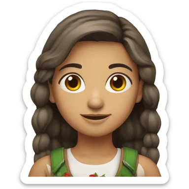 Bulgarian girl sticker