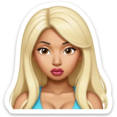 Nicki minaj stank face sticker
