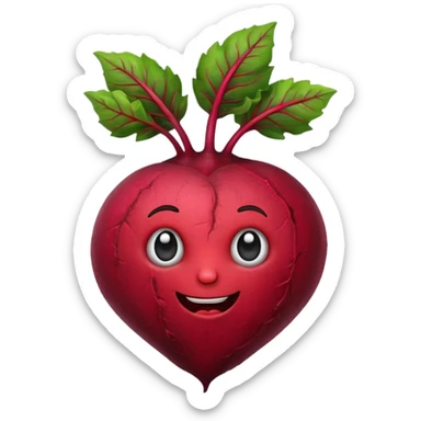 Naughty beet  sticker