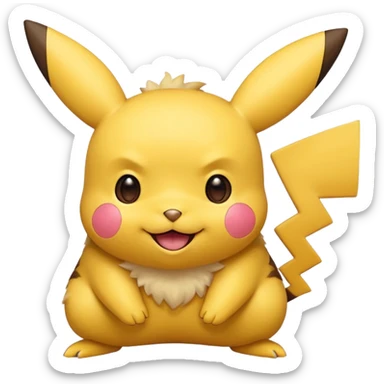 Pikachu sticker