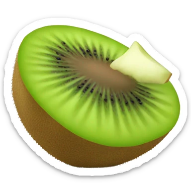 3D kiwi fruit  sticker