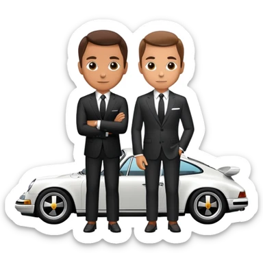 entrepreneur and a porsche 911 sticker