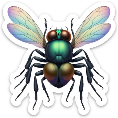 A really big house fly sticker