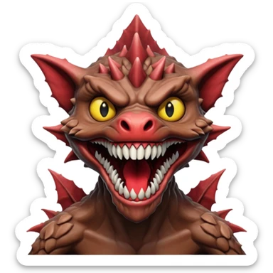 Demogorgon big sticker
