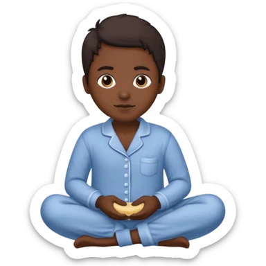 Showing now it's night. sticker