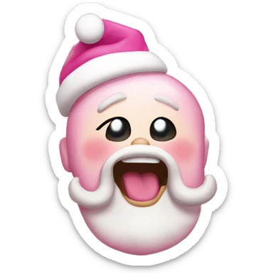 Pinkes weihnachten sticker