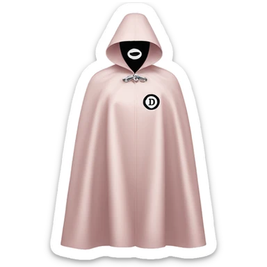 Dior logo on a cape sticker