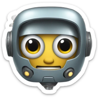 Robbie the robot sticker