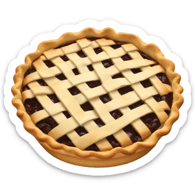 Pie sticker