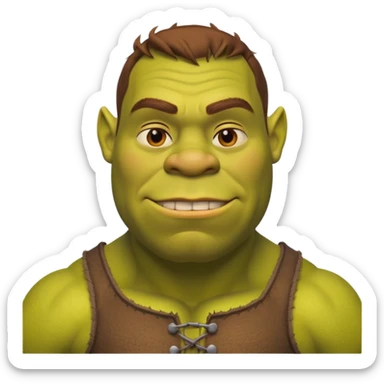 shrek chad sticker