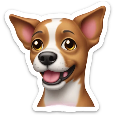 Coquette dog sticker