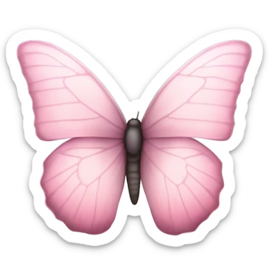 pastel pink galaxy butterfly sticker
