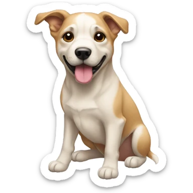 Perro gracioso sticker