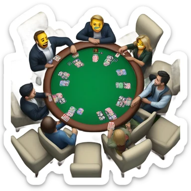 poker table sticker