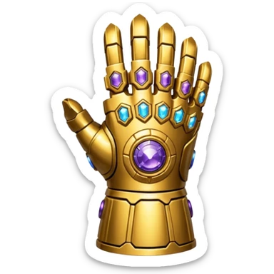 Thanos Infinity Gauntlet sticker