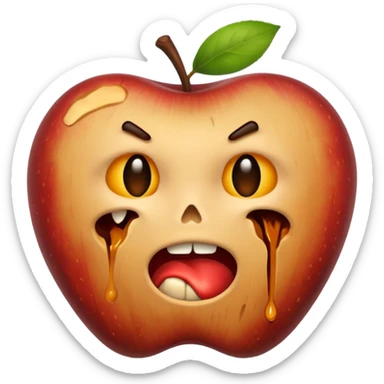 Rotten Apple sticker