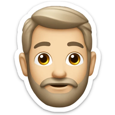 een boer met houtenklompen aan sticker