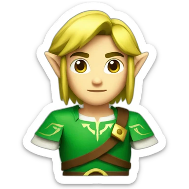 legend of zelda Link sticker
