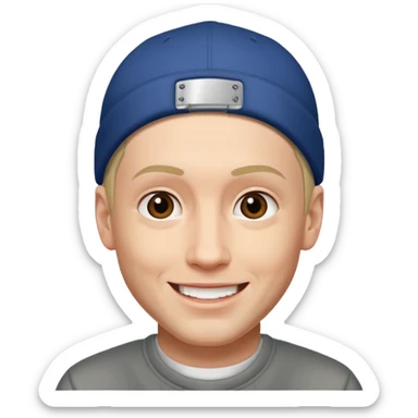 happy eminem sticker