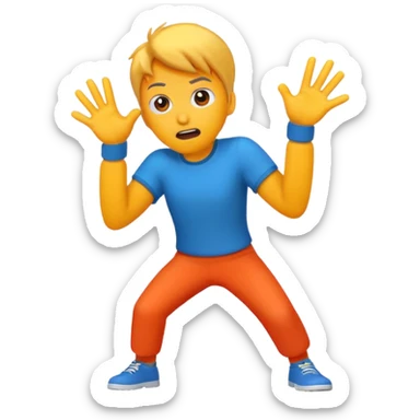 animated Panic Zone sticker