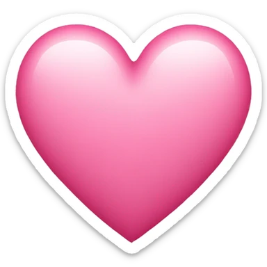 pink heart sticker