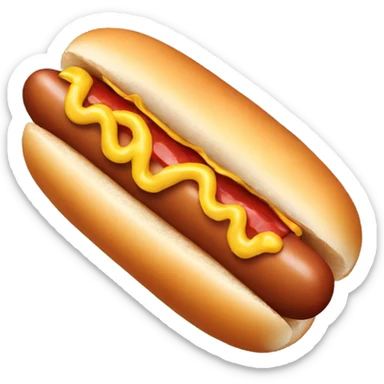 hot dog sticker