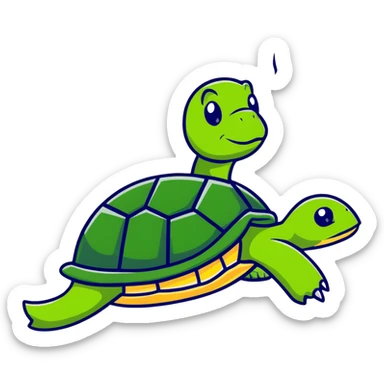 Turtle in live sticker
