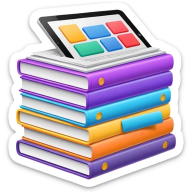 mac os mixed documents skeuomorphic sticker