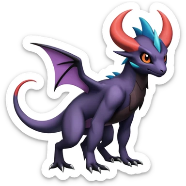Salandit-Absol-Noibat-Noivern-Hybrid (Full body) sticker