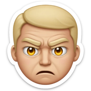 Showing ass hole face emoji sticker